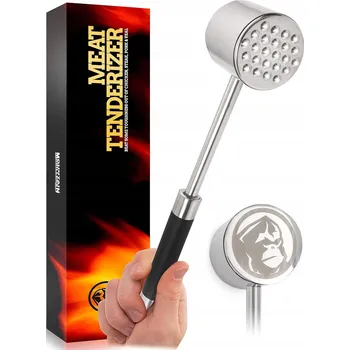 Kladivo Palička na maso, těžké kovové kladivo z oceli, oboustranné