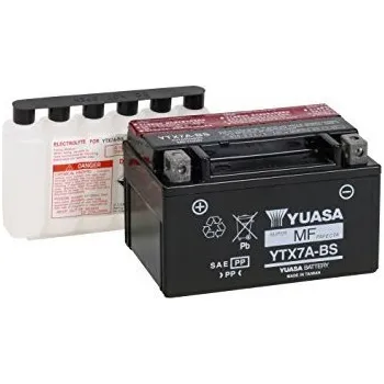 Motobaterie Yuasa Super MF 12V, 6Ah, 105A, YTX7A-BS