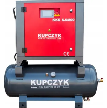 Kompresor Šroubový kompresor KKS 5,5/200 4 kW 200 litrů 450 l/min 400 V Kupczyk