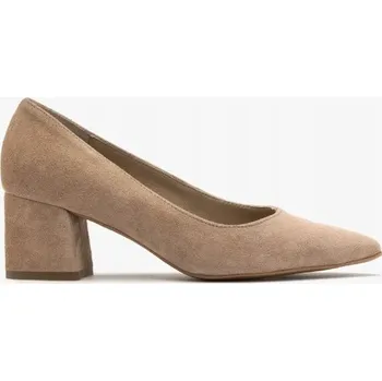 Dámské lodičky Dámské kožené lodičky béžové RYŁKO obuv pro každý den jaro léto 38