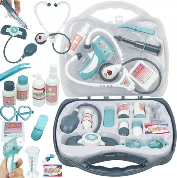 Hra na doktory Doktorský Kufřík pro děti Malý doktor Lékařská Hračka se zvukem
