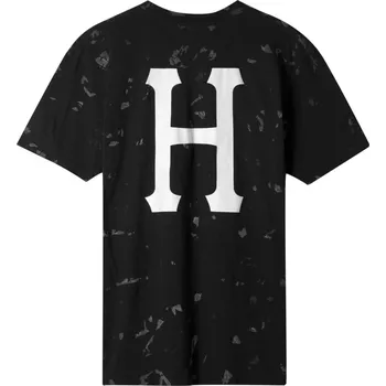 huf Pánské triko classic h tie dye tee black