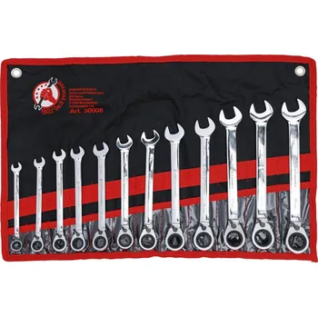 Klíč BGS Do it yourself 30008 Očkoploché ráčnové klíče, přepínací, 8-19 mm - BGS