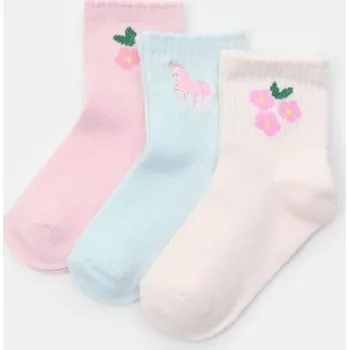 Sinsay - Ponožky 3 kusy - vícebarevná - 391HH-MLC - 391HH-MLC-R34