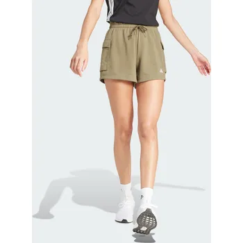 ADIDAS Šortky Essentials Small Logo French Terry Cargo XL BÉŽOVÁ|BÍLÁ