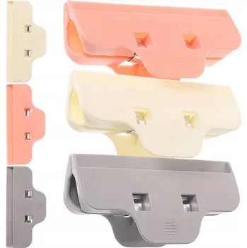 Dóza na potraviny KLIPSY SVORKY UZÁVĚRY SÁČKŮ OBALŮ TAŠEK NA POTRAVINY SADA 3ks