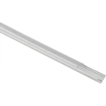 LED páska Profil Hliníkový LED Narożny Přisazený Bílý 1m z Kloszem Przezroczystym do Taśm LED + Zaślepki seria RW Ecolight