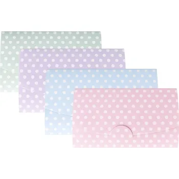 Obálka Mini obálky 6x10 cm 12 Ks 220g Bez lepidla na vouchery pozvánky mix sada