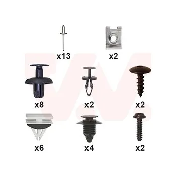 Nárazník Montážní sada, nárazník VAN WEZEL 1853793