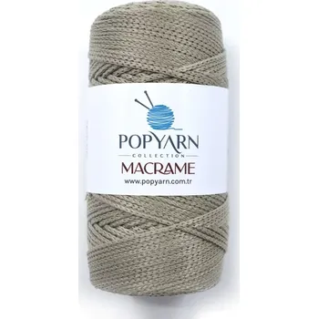 Příze POPYARN Příze Macrame B008 - béžová, 100g 140m