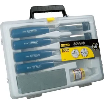 Sada nářadí Stanley 4dílná sada dlát 5002 s brouskem a olejem 0-16-130