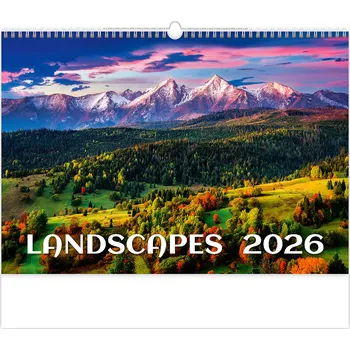 Kalendář Helma365 Nástěnný kalendář Landscapes 2026