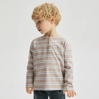 Dětská móda Reserved - Dlouhý bavlněný rukáv 2 ks - béžová - 018HS-08X - 018HS-08X-92