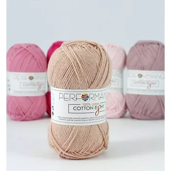 Příze Performance Bavlněná příze Cotton Eight 1160 - růžová 50g 175m