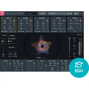 Software iZotope VocalSynth 2 EDU (Digitální produkt)