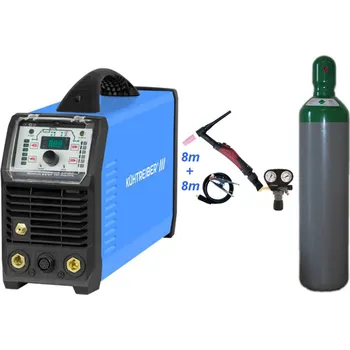 Dílna Kühtreiber MAKin 200 P HF AC/DC + zem 8m + TIG hořák 8m U/D + ventil + lahev SET PRO