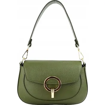 Kabelka MORANTI kabelka, typ kabelka přes rameno, pravá kůže, transparentní/bezbarvá