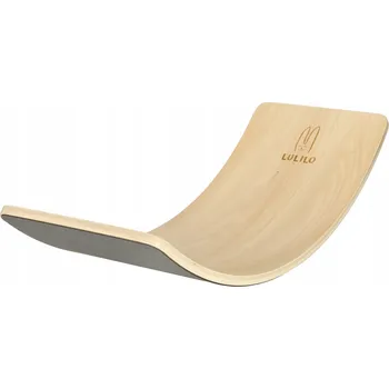 Dřevěná hračka Hračka Lulilo Balanční houpací deska - dřevo + flís