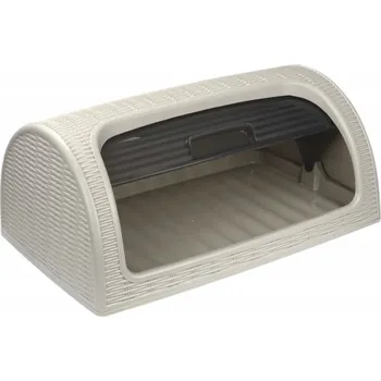 chlebník Chlebník jednodílný Katex béžový plast