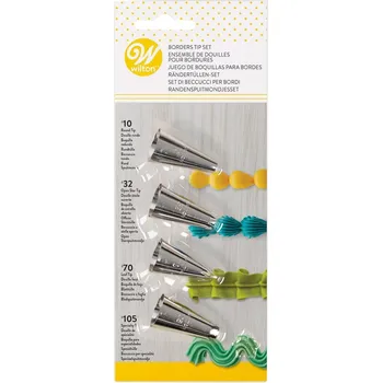 Vrták Sada zdobících špiček Wilton, 4 kusy