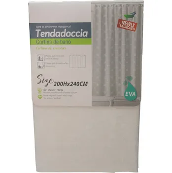 Sprchový závěs Textilní sprchový Závěs Decortrend 240 x 200 cm
