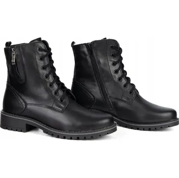 Dámská zimní obuv Dámské kotníkové boty Lauren, s vlněnou podšívkou, Olivier černé 40