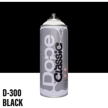 Vodová barva Akrylová barva Dope 400ml černá matná