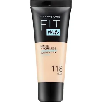 Maybelline Fit Me! Foundation Matte + Poreless 118 Nude 30 ml