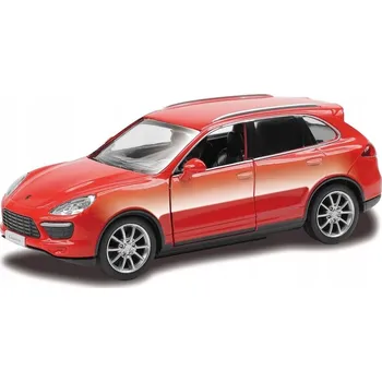 autíčko Auto RMZ Porsche Cayenne Turbo 1:32 červené