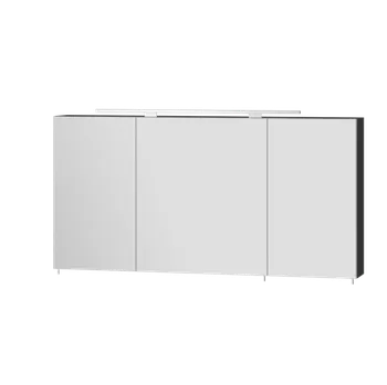 Koupelnový nábytek Lavedo Vanessa Black 120 zrcadlová skříňka do koupelny s LED osvětlením, VANESSA_VNM-120_BL