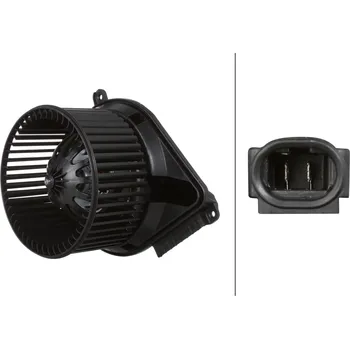 Ventilátor topení a klimatizace vnitřní ventilátor HELLA 8EW 366 400-611
