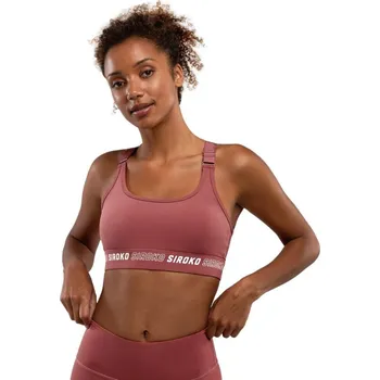 Podprsenka SIROKO Sportovní podprsenka - Vysoká podpora Cardio Copper Měděná červená XL VÍNOVÁ|ČERVENÁ