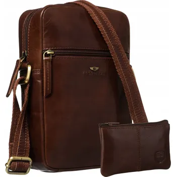 Kabelka Peterson pánská taška přes rameno PTN 704-TUM-0369 BRO hnědá