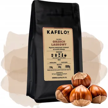 Káva Káva zrnková Kafelov 100% arabica lískový ořech 1000 g