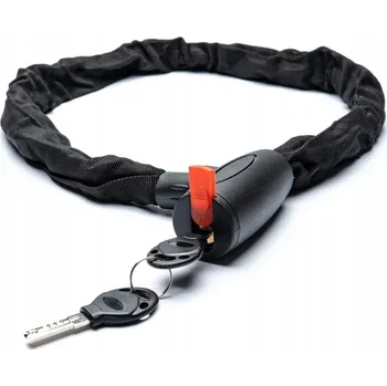 Zámek na kolo ZÁMEK NA KOLO NA KOLO MOTOR ZAPÍNÁNÍ SILNÝ ŘETĚZ 2 CM 100 CM 0765