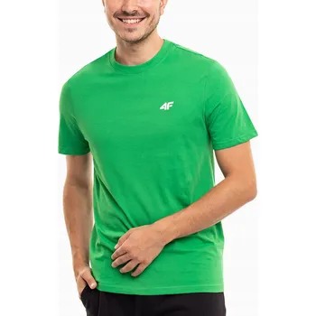 Tričko Pánské Sportovní 4F T-Shirt Krátký Rukáv Bavlněné 4XL