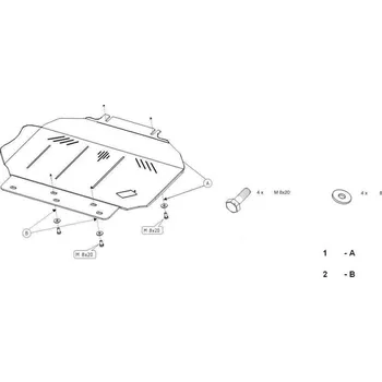 Kryt motoru Kryt pod motor NISSAN PATHFINDER III (R51) - Plech - 8595698040473
