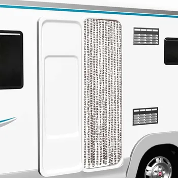 Síť proti hmyzu vidaXL Závěs proti hmyzu 56 x 185 cm žinylka [284276] Barva: Taupe a bílá