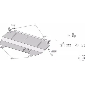 Kryt motoru Kryt pod motor CITROËN C3 III Van (SX_, SY_) - Plech - 8595698039897