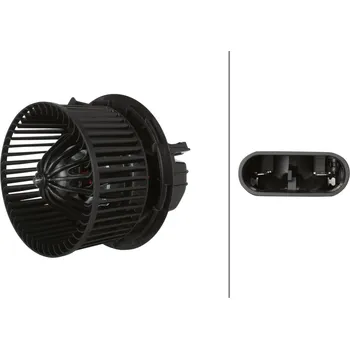 Ventilátor topení a klimatizace vnitřní ventilátor HELLA 8EW 366 400-551