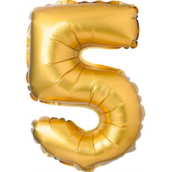 Fóliový balónek s číslem XXL č. 5