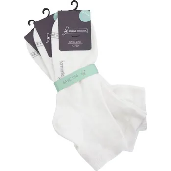 Dámské ponožky Zdravé ponožky jednobarevné nadměrné bavlněné kotníkové ponožky s ionty stříbra mix9 47-50