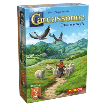 Desková hra Mindok Carcasonne rozšíření 9: Ovce a pastýři (2025)