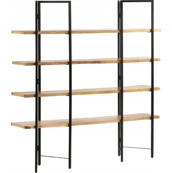 Komoda Industriální regál z mangového dřeva, 160 x 35 x 160 cm, 4 police