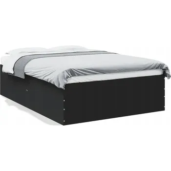 Postel Rám postele černý 203 x 143 x 45 cm, pro matraci 140 x 200 cm