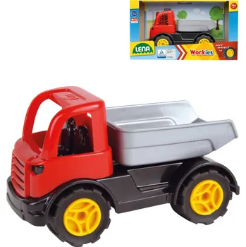 Hračka LENA Workies auto nákladní sklápěč 12cm náklaďák plast ln01260