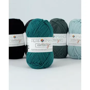 Příze Performance Bavlněná příze Cotton Eight 1010 - zelená 50g 175m