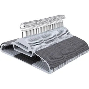 Ramínko Plastová ramínka Vero 20 kusů šedé