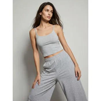 Sinsay - Bavlněné tričko - šedá - 9670A-09M - 9670A-09M-XS