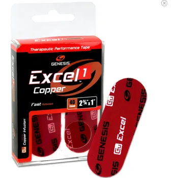 BOWLINGOVÉ TEJPY EXCEL COPPER 1 ČERVENÉ, PRO RYCHLÉ VYPUŠTĚNÍ